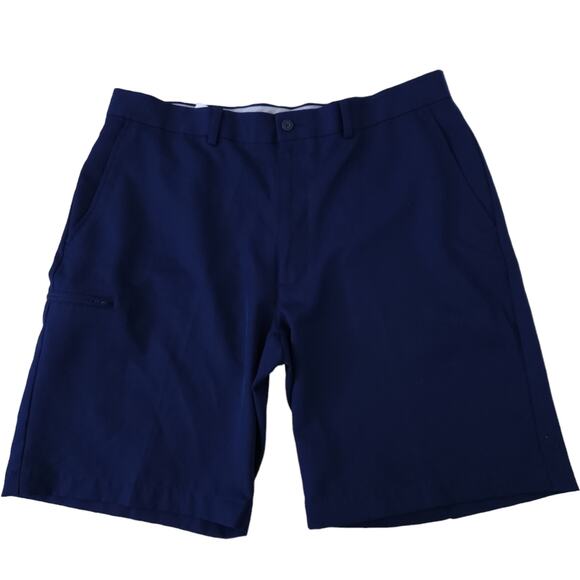 PGA Tour Golf Shorts Size 36 Navy Blue Mean Athletic Casual Shorts 9" Inseam - Picture 1 of 3